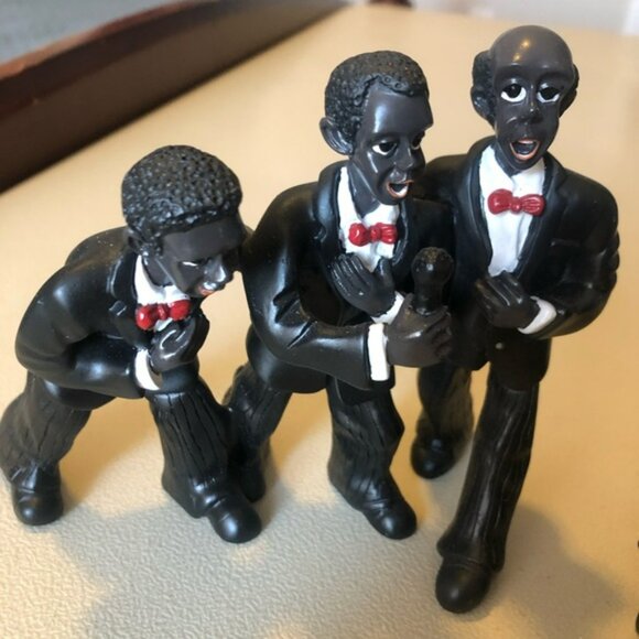 African American Jazz Musician Singers Black Americana Figurines 1 Broken - F22A - Picture 7 of 14